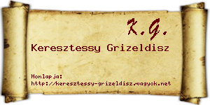 Keresztessy Grizeldisz névjegykártya